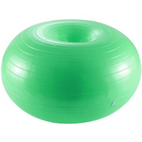 Мяч для фитнеса фитбол-пончик 60 см (зеленый) FBD-60-2