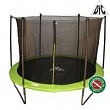 Батут DFC JUMP 8ft складной, сетка, чехол, apple green (244см)